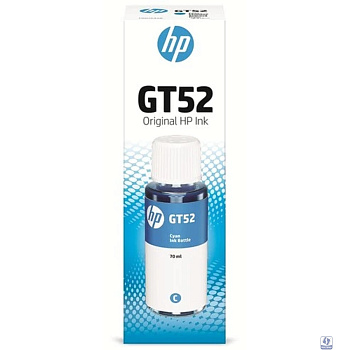HP M0H54AE Чернила  GT52 Голубой 