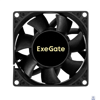 Exegate EX297085RUS Вентилятор 24В DC ExeGate EX08038S3P-24 (80x80x38 мм, Sleeve bearing (подшипник скольжения), 3pin, 4500RMP, 43,2dBA)
