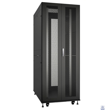 Cabeus ND-SC-42U80/120-BK Шкаф серверный телекоммуникационный 19" напольный для распределительного и серверного оборудования 42U 800x1200mm передняя и задняя двойные перфорированные двери, ручки с зам