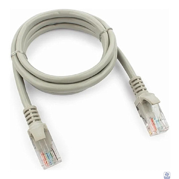 Cablexpert Патч-корд UTP PP12-1M кат.5, 1м, литой, многожильный (серый)