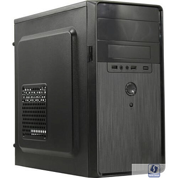 Exegate EX286425RUS Корпус Minitower ExeGate BA-309-400W-8 (mATX, БП AA400 с вент. 8см, 2*USB, HD аудио, черный)