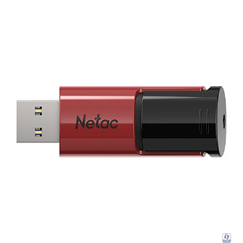 Netac USB Drive 64GB U182 Red USB3.0 [NT03U182N-064G-32RE], выдвижной NETAC