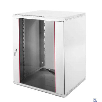 ЦМО Шкаф телекоммуникационный настенный разборный 18U (600х650) дверь стекло (ШРН-Э-18.650) (1 коробка)