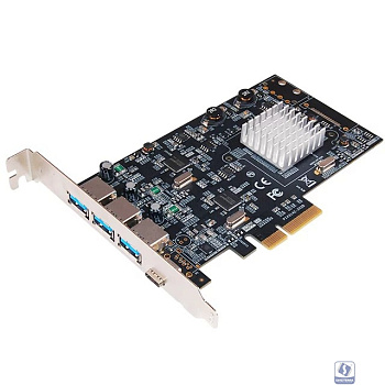 Controller ST-Lab, PCI-E x1, U-1850, DUAL CORE, 3xUSB3.1(A) +1xUSB3.1(C), Ret