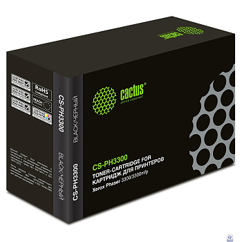 CACTUS 106R01412 Картридж (CS-PH3300) для Xerox Phaser 3300 MFP/X (черный, ресурс 8000 стр.)