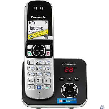 Panasonic KX-TG6821RUB  (черный) 