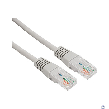 Rexant (18-8007) Шнур коммутационный, патч-корд U/UTP RJ45-RJ45, CAT 5e, LSZH серый, 5м
