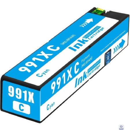 Струйный картридж NV Print 991XL (NV-M0J90AE) Cyan для HP PageWide Pro 750/772/777 (260 мл) совместимый
