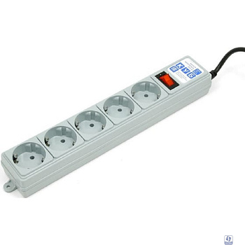 Повреждение упаковки PowerCube Фильтр-удлинитель, 1.9м , 5 розеток (SPG-B-6), серый