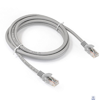 Exegate EX286383RUS Патч-корд LSZH UTP-RJ45-RJ45-5e-2M-LSZH-GY, UTP, cat.5e, 2м, серый