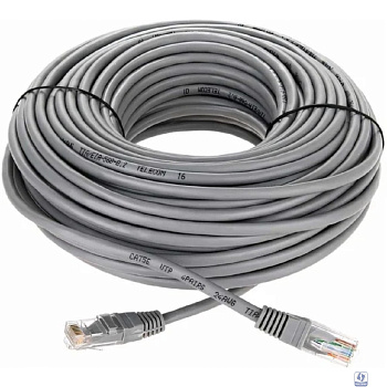 Telecom Патч-корд UTP кат.5е 30м серый [NA102--30M]