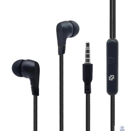 Oklick Гарнитура внутриканальные Оклик HS-S-250 1.2м черный проводные (SS-E161)