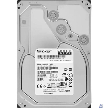 Synology HAS5300-8T HDD SAS 3,5", 8Tb, 7200 rpm, 256Mb, 12Gb/s 