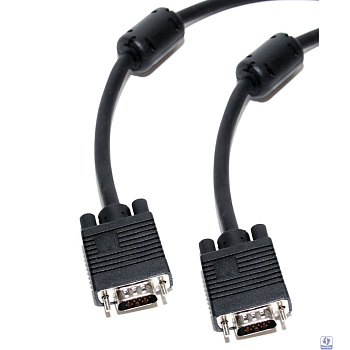 5bites APC-133-100 Кабель  VGA сигнальный HD15M/HD15M, ферр.кольца, 10м.