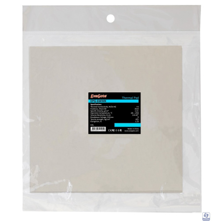 Exegate EX282356RUS Термопрокладка EPG-6WMK, 50x50x1.0 mm