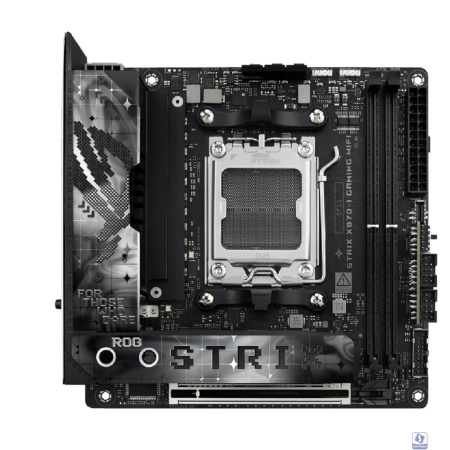 ASUS ROG STRIX X870-I GAMING WIFI (Socket AM5, ATX, 4xDDR5(192GB), HDMI, 1xPCIe5.0x16/2xPCIe 4.0x16/1xLAN (2.5GbE), WiFi7, 2xSATA 6Gb/s, 4xM.2, 2xUSB4, 2xType-C,4xUSB 3.2, 3xUSB 2.0)