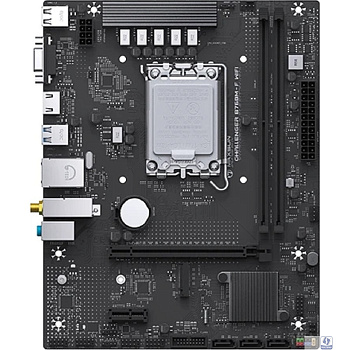 MAXSUN MS-Challenger B760M-F WIFI (Socket 1700, mATX, 2*DDR4(64Gb), VGA/HDMI, 3xSATA3, 1*M.2,1xPCI-E x16/1xPCI-E x1, 2*USB 2.0, 2*USB 3.2 Gen1, LAN 1*1G, Bluetooth, Wi-Fi 802.11ac, RTL)