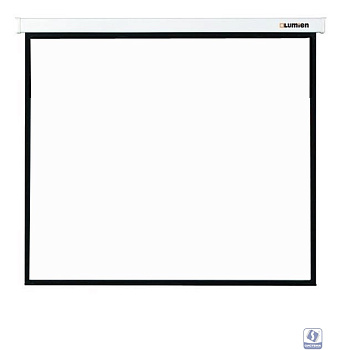 LUMIEN Master Control LMC-100116 Экран с электроприводом 203x300 см (132") Matte White FiberGlass черная кайма сверху 35см 16:9