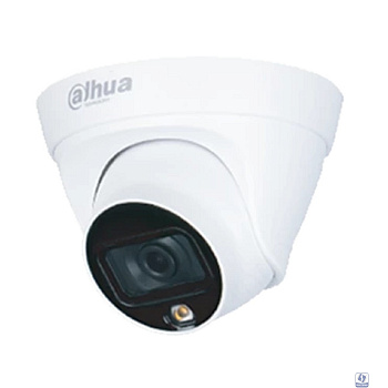 DAHUA DH-IPC-HDW1239T1P-LED-0360B-S6 Уличная турельная IP-видеокамера FullColor 2Мп, 1/2.8” CMOS, объектив 3.6мм, обнаружение людей, LED 30м, IP67, металл/пластик