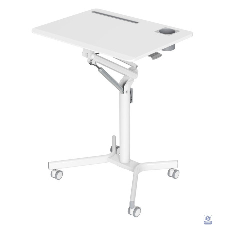 Стол для ноутбука Cactus VM-FDS101B столешница МДФ белый 70x52x107см (CS-FDS101WWT)