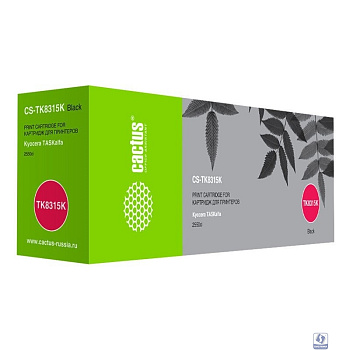 Картридж лазерный Cactus CS-TK8315K черный (12000стр.) для Kyocera FS-Taskalfa-2550CI