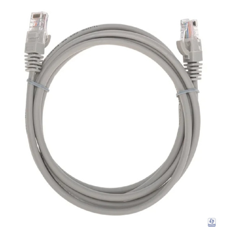 Rexant (02-0100-2) Патч-корд U/UTP, CAT 5e, RJ45-RJ45, 26AWG, LSZH, серый, 2м