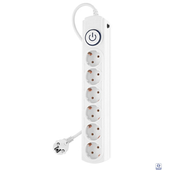 Ippon Сетевой фильтр BK-6-EU-3-10-W 6 розеток 3м белый