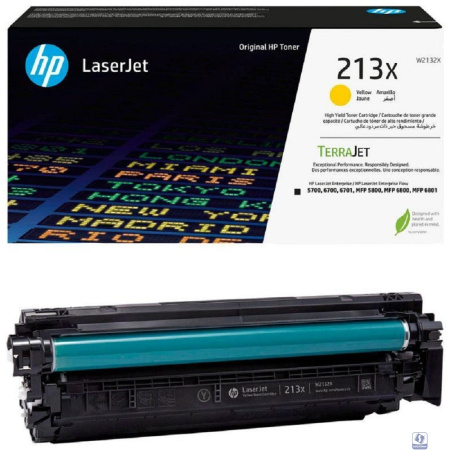 Тонер-картридж/ HP 213X Yellow High Yield Original LaserJet Toner Cartridge