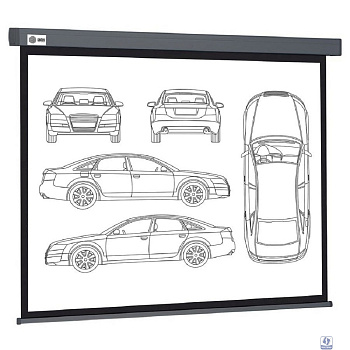 Экран Cactus Wallscreen CS-PSW-168X299-SG,  299х168 см, 16:9,  настенно-потолочный серый