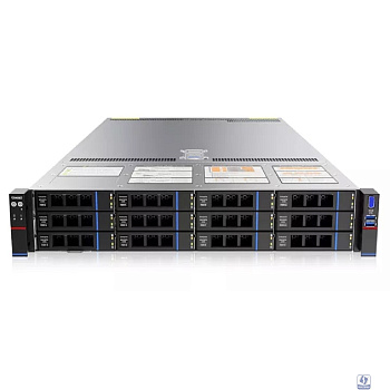 Gooxi SL201-D12R-G4 2u 12bay server platform with direct bp,based on rapid sapphire 2xPCIe 5.0x16; 4xPCIe 5.0x8 4x 2.5"" rear NVMe 2x CPU cooler 350W 1300W 1+1 EU power cables rail kits