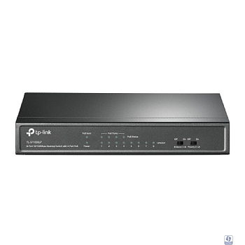 TP-Link TL-SF1008LP Настольный коммутатор с 8 портами 10/100 Мбит/с (4 порта PoE+)