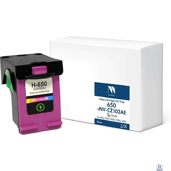 Струйный картридж NVP 650 (NV-CZ102AE) Color для HP DJ 1015/2515/3515/4515 (18 мл) совместимый