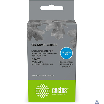 Картридж ленточный Cactus CS-M210-750430 M210-750-430 для Brady M210/M211/M210-LAB