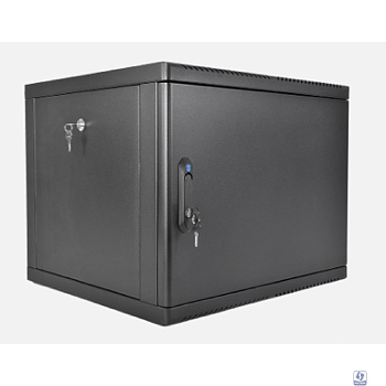 ЦМО Шкаф телекоммуникационный настенный разборный 9U (600 x 520) съемные стенки, дверь металл, цвет черный (ШРН-М-9.500.1-9005)