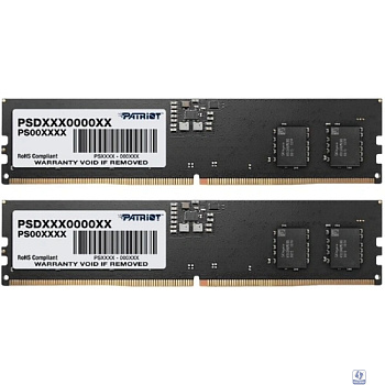 Patriot DDR5 DIMM 32GB 2x16Gb 4800MHz PSD532G4800K Signature RTL PC5-38400 CL40 ECC 288-pin 1.1В