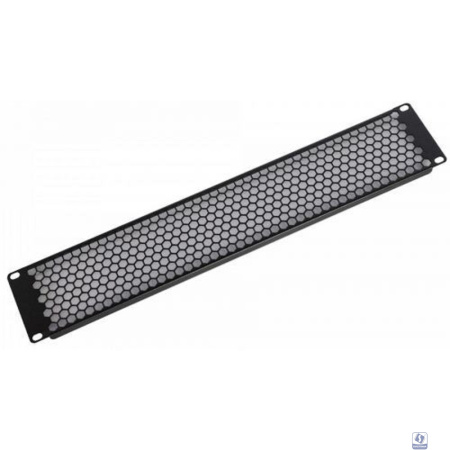 ЦМО Фальшпанель в шкаф 19" 3U перфорированная, цвет черный(ФП-3.4-9005)