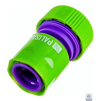 Соединитель пластмассовый быстросъемный для шланга 3/4"// Palisad [66160]