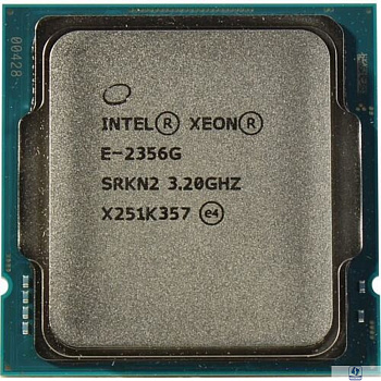 CPU Intel Xeon E-2356G (Rocket Lake,LGA1200  6C/12T,3.2/5GHz, 12MB, 80W, UHD Graphics P750)