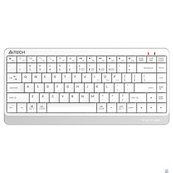 Клавиатура A4Tech Fstyler FBK11 белый/серый USB беспроводная BT/Radio slim [1595335]