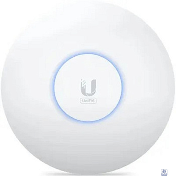 UBIQUITI U6+ Точка доступа 2,4+5 ГГц, Wi-Fi 6, 2х2 MIMO, 802.3af, 1х 1G RJ45  