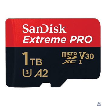 Micro SecureDigital 1TB SanDisk Extreme Pro microSD UHS I Card for 4K Video on Smartphones, Action Cams & Drones 200MB/s Read, 140MB/s Write, Lifetime Warranty (SDSQXCD-1T00-GN6MA)