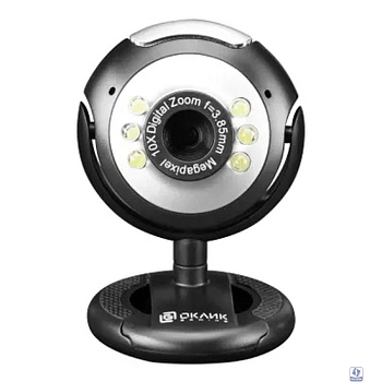 Оклик OK-C8825 черный 0.3Mpix (640x480) USB2.0 с микрофоном
