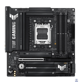 ASUS TUF GAMING B850M-PLUS (Socket AM5, mATX, 4xDDR5(256GB), DP/HDMI, 1xPCIe 5.0x16/1xPCIe 4.0x1, 1xLAN (2.5GbE), 4xSATA 6Gb/s, 3xM.2, 1xType-C, 7xUSB 3.2, 4xUSB 2.0)