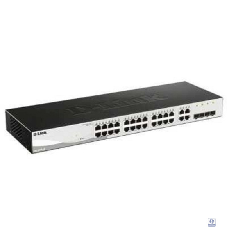 D-Link DGS-1210-28/F3A Управляемый L2 коммутатор с 24 портами 10/100/1000Base-T и 4 комбо-портами 100/1000Base-T/SFP