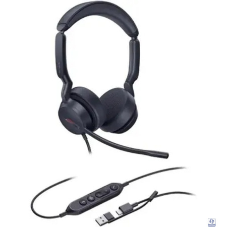 Гарнитура проводная/ Yealink UH44 Dual UC USB-C/A [1308187]