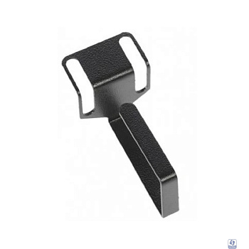 ЦМО Органайзер кабельный одинарный изогнутый, цвет черный (СБ-Б-9005)