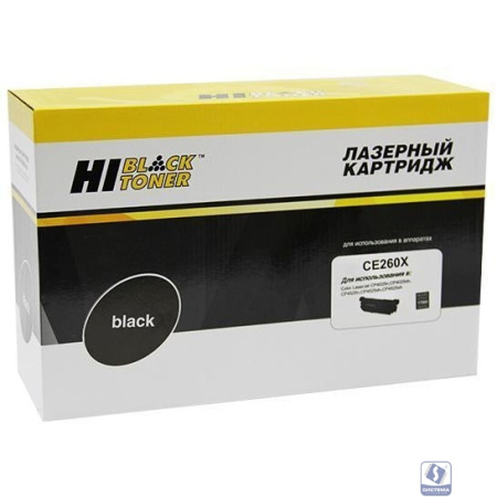 Hi-Black CE260X Картридж для HP CLJ CP4025/4525, BK, 17K, Воссстан.