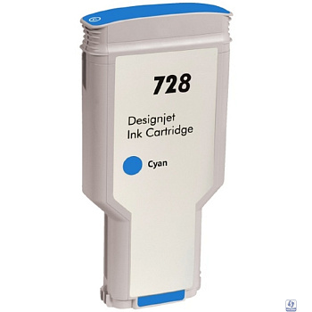 Струйный картридж NV Print 728 (NV-F9K17A) Cyan для HP DesignJet T830/T730 (300 мл)