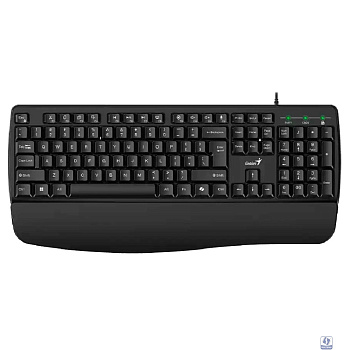 Клавиатура проводная Genius KB-123 black (USB/кабель 1.5м) (31300021402)