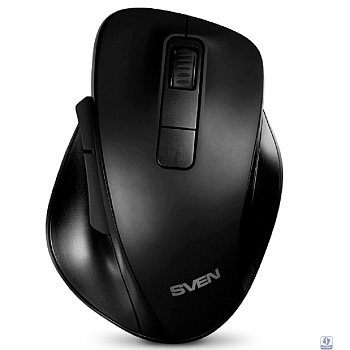 Беспроводная мышь RX-525SW чёрная (бесшумн. кл., 5+1кл. 600-1400DPI, Soft-touch, блист.)